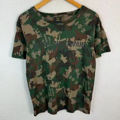 SEKAI NO OWARI セカイノオワリ Tシャツ 総柄 ロゴプリント カモフラ メンズ 古着 ストリート