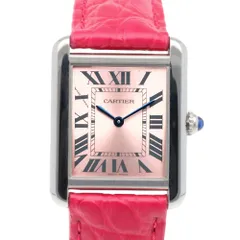 カルティエ タンクソロSM W:24×H:30mm W5200013 レディース 腕時計【Aランク】【中古】 CARTIER カルティエ タンクソロSM W5200013 腕時計 ステンレススチール