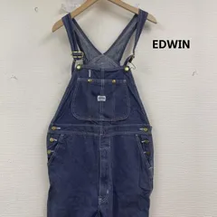 エドウィン コントラスト ステッチ デニム オーバーオール 4034 メンズ L ISItems【USED】【古着】【中古】50154998