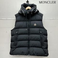 MONCLERモンクレールのダウンベスト サイズ6 黒 ブラック 送料無料