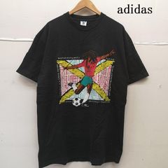 adidas ドイツ 代表 優勝記念 Tシャツ 黒 白 プリント W杯 XL - メルカリ