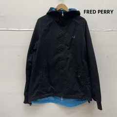 フレッドペリー リバーシブル ブルゾン ドット柄 ジップ アップ パーカー メンズ XL ISItems【USED】【古着】【中古】50155388
