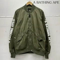 アベイシングエイプ MA-1 スリーブ ロゴ ナイロン ジャケット 001GDE201009X メンズ M ISItems【USED】【古着】【中古】50155510のサムネイル