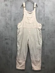 Samansa Mos2 サマンサモスモス FSS-1401256 リネン コットン サロペット オーバーオール sizeM/ナチュラル ■◇ レディース