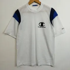Champion products チャンピオン Tシャツ 半袖 メッシュ 切替 日本製 スポーツ 古着 VINTAGE ホワイト系 M C996