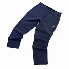アディダス トラックパンツ メンズ 85サイズ Mサイズ相当 ネイビー ナイロンパンツ 紺 シンプル スポーツウェア