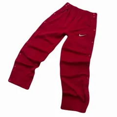 ナイキ トラックパンツ メンズ Mサイズ レッド 80s ビンテージ ジャージパンツ シンプル 人気 赤