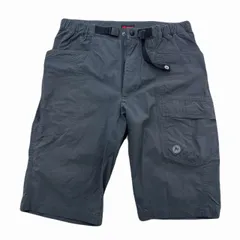 マーモット ショートパンツ メンズ Lサイズ ダークグレー 膝上 アウトドアパンツ シンプル 人気のサムネイル