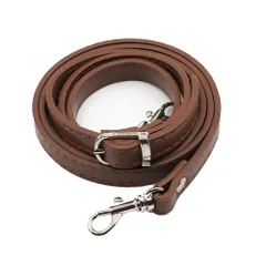 約120cm… バッグ用 ラップ 単品 (ブラウンのショルダーストラップ+シルバーのバックル) ショルダースト 持ち手ストラップ 交換用 バッグ修理 ひも ショルダーバッグ 調節可能 ショルダーベルト レザー カバン バッグ ショルダー ショルダーストラップ