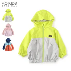 F.O.KIDS ウインドブレーカー ジャケット 長袖 キッズ アウター こども 女の子 男の子 カジュアル 通園 通学
