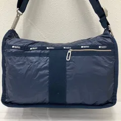 1089　LeSportsac　レスポートサック　 ショルダーバッグ　斜めがけ　紐調節可能　 エッセンシャル　ネイビー系　紺　 ナイロン　軽量　レディース