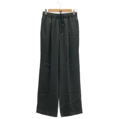 Spick & Span (スピックアンドスパン) サテンイージーパンツ 24030200807020 ブラック 36