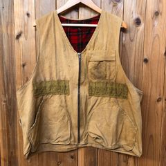 50s American Field ハーフムーン ハンティングベスト - メルカリ