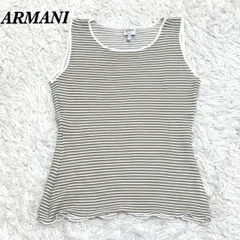 【美品】ARMANI COLLEZIONI タンクトップ 40 ベージュのサムネイル