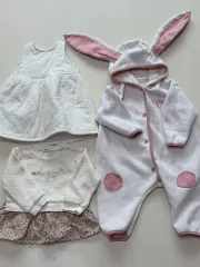 ベビー服 セット (うさぎ宇宙服/ONE PIECE)