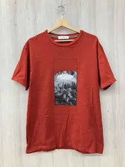 STONE ISLAND/ストーンアイランド/半袖Tシャツ/70152NS85/立体ロゴプリントTシャツ/レッド/Lサイズ