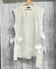 COMME des GARCONS コムデギャルソン ベスト ホワイト 綿100％ Mサイズ HOME PLUS P0-B030