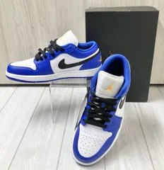NIKE AIR JORDAN 1 LOW 553558-401 ナイキ スニーカー 26.0cm US8 UK7 ブルー ホワイト ブラック