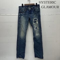 HYSTERIC GLAMOUR スタッズクラッシュデニム ストレート 30 - メルカリ