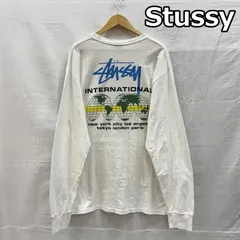 ステューシー INTERNATIONAL ロゴ オーバーサイズ クルーネック ロンT 長袖 Tシャツ メンズ L ISItems【USED】【古着】【中古】50155658