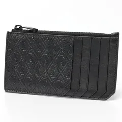 サンローラン / SAINT LAURENT　ジップ カードホルダー / カードケース　647149　レザー　ブラック 【中古】