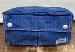 PORTERポーター／メンズバッグ／ブルーストライプ／【状態:BC】