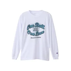 チャンピオン(Champion) グラフィックロゴプリント ロングスリーブTシャツ バスケットボール ホワイト(01) CKCB417