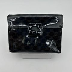 極美品 CELINE セリーヌ マカダム ブラゾン型押し 巾着 ポーチ - メルカリ