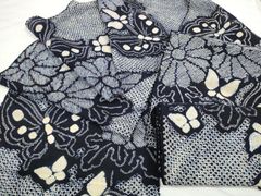 T 格安 有松絞り 浴衣 リメイク用 素材 材料 まとめ売り 着物 和服 7点