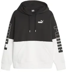 プーマ PUMA PUMA POWER カラーブロック フーディー スウェット ウィメンズ パーカー トップス トレーナー 長袖 裏起毛 防寒 保温 トレーニング レディース  678408 01 プーマ ブラック