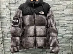 THE NORTH  FACE×Supreme/ダウンジャケット/studded nuptse jacket/ND421001/Lサイズ/ノースフェイス　シュプリーム