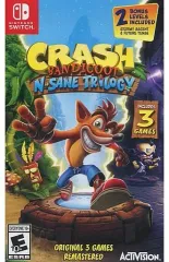 【中古】ニンテンドースイッチソフト 北米版 Crash Bandicoot N. Sane Trilogy+ 2 Bonus Levels(国内版本体動作可)