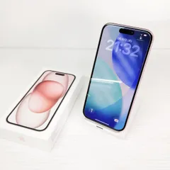 【中古品】Apple iPhone15 128GB ピンク SIMフリー ドコモ端末〇YR-54763〇