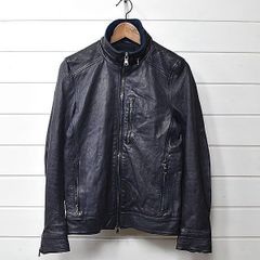 値下げ dhyana ディアーナ ショールカラー レザーライダース - メルカリ