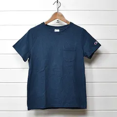 チャンピオン ポケット Tシャツ L ネイビー champion｜22b0211