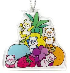 【中古】雑貨 AAA(集合柄) アクリルチャーム 「一番くじ AAA え～パンダ フルーツパーラーコレクション」 I賞 