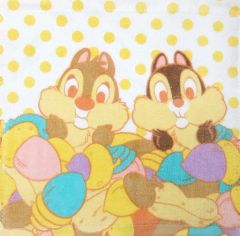 [중고] 수건·수건(캐릭터) 칩 & 데일 핸드 타올 [이치반 복권 DISNEY CHARACTERS~Sweets color Collection~] I상