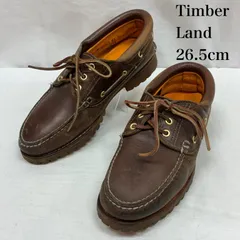 ティンバーランド ICON 3EYE CLASSIC LUG アイコン スリー アイ クラシック ラグ レザー モカシン デッキ シューズ メンズ US：8.5 ISItems【USED】【古着】【中古】50155724