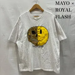 ロイヤルフラッシュ MAYO メイヨー 別注 Smile Skull TEE スマイル スカル Tシャツ R24MY-SST012 メンズ M ISItems【USED】【古着】【中古】50155737のサムネイル