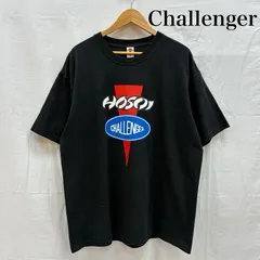 【廃盤・超希少】CHALLENGER HOSOI ツバ切りコラボ ホソイ 17年 HOSOI x CHALLENGER FRONT LOGO S/S TEE クリスチャン・ホソイ ダブル
