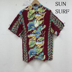 超絶レア！サンサーフ ハイビスカス柄アロハシャツ M/Lサイズ