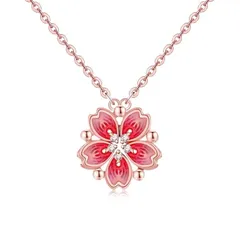 【新品】 [LinnWell] ダブルリングハートネックレス レディース 人気 可愛い シンプルおしゃれ クリスマスプレゼント バレンタインデー 誕生日 記念日プレゼント S925銀製 0