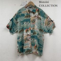 モンキータイム別注モヤンアフリカ アフリカンシャツ 開襟 M アロハ 