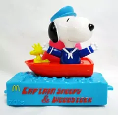 【中古】ハッピーセット 70 キャプテンスヌーピー＆ウッドストック 「ピーナッツ」 マクドナルドハッピーセット