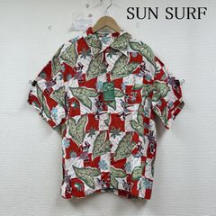 SUNSURF サンサーフ 和柄 縮緬 アロハシャツ M 七福神 宝船 - メルカリ