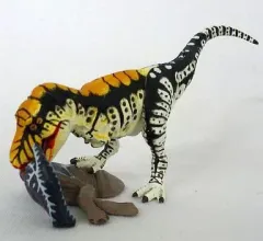 【中古】食玩 トレーディングフィギュア 【シークレット】タルボサウルス(白) 「チョコラザウルス 恐竜・古代生物フィギュアコレクション 第4シリーズ」
