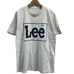 【中古】　Lee　Tシャツ　半袖　カットソー　トップス　クルーネック　プリント　ブランドロゴ　ロゴT　ビックロゴ　オーバーサイズ　アメカジ　カジュアル　古着　/1103