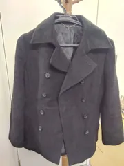 【23区】アンゴラ混 ウール ステンカラーコート ブラック サイズ1（S相当）