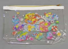 【中古】雑貨 集合 クリアポーチ 「ダッフィーのサニーファン」 東京ディズニーシー限定