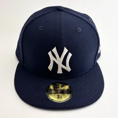 未使用品 New Era 59FIFTY CAP NAVY 7 3/8 58.7cm ニューエラ ベースボールキャップ ネイビー ■